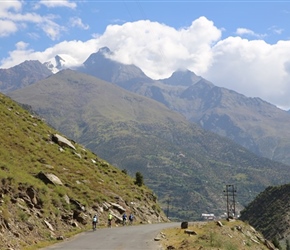 Along valley near Tandi