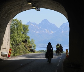 Norway has many tunnels, exitting one