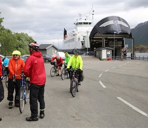 Off the ferry at Melbu