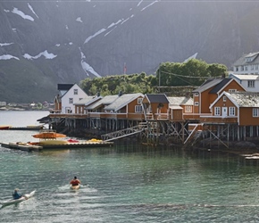 Kayaks at Reine