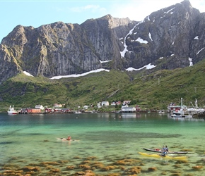 Kayaks at Reine