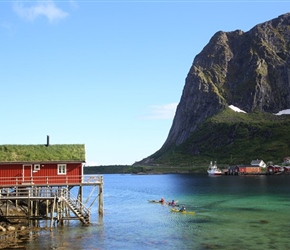 Kayaks at Reine