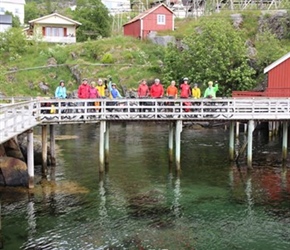 Final group picture at A before taking the ferry back to Bodo and home