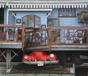 Outside museum at Puerto Varas