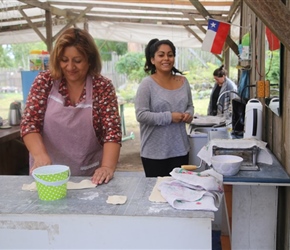 Enpanadas at Les Cascades