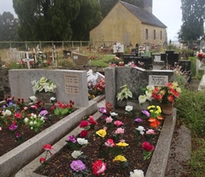 Graveyard at Les Cascades