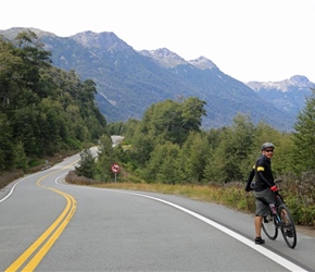 Stephen Bramwell on the 7 Lakes ride