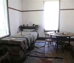 Bentonville battlefield hospital in Hardy House