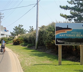 Onto Hattaras Island