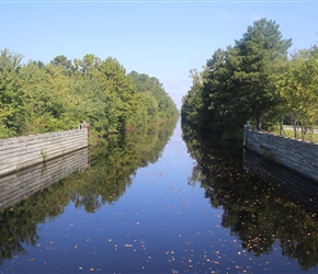 Intercoastal waterway at South Mills