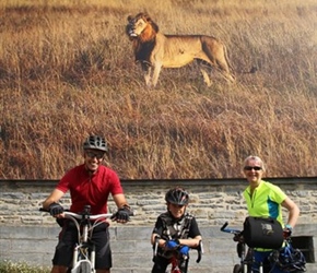 Gary, Carrie and Harry in La Gacilly