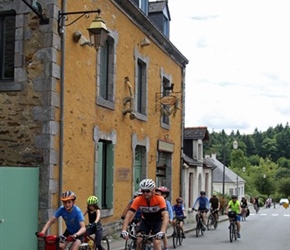 Brian and Tom Agombar exit La Gacilly