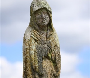 Statue at Rochefort chateau