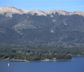 View across lake