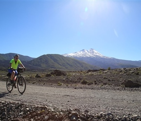 Phil passes Volcan Llaima