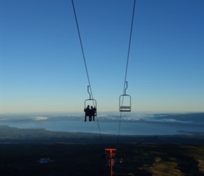 You had a choice walk or pay extra for help for a section from the cable lift