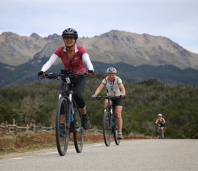 Sima on the 7 Lakes ride