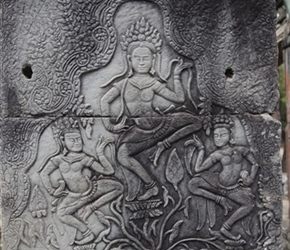 Carvings at Bayon Temple