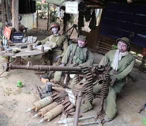 Machine Guns at Landmine Museum