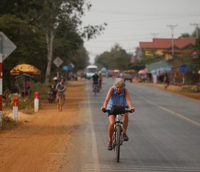 Valerie near Kampong Chhnang Cambodia