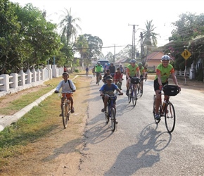 Carel and children at Kampong Chhnang