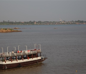 Boat from Riverside Walk Phnom Penh