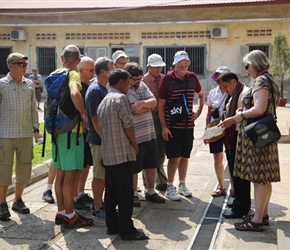 Visiting Prison S21, the infamous place used by the Khmer Rouge