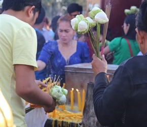 Buddhist temple on Riverside Walk Phnom Penh