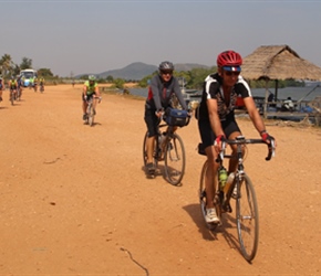 Martin and Steve near Kep