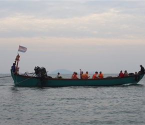 Boat to Rabbit Island 