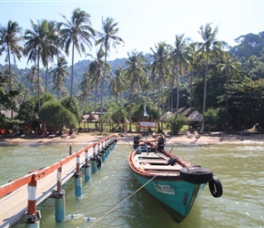 Boat at Rabbit Island