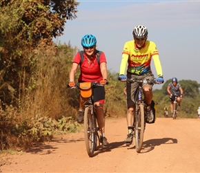 Jack and Christine near Kep