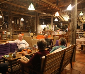 Seating area at Kampot