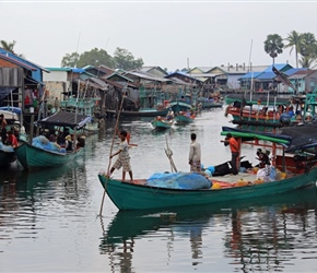 Harbour on Road to Sihanoukville, Cambodia