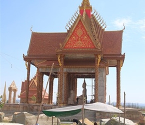 Creating a Buddha at New Temple on Highway 4