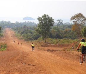 Diane et al descend red road to Sihanoukville