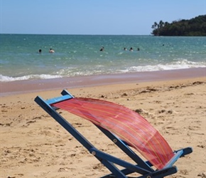 Deckchair at Deer Island