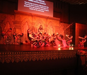 Buffalo sacrifice dance in Phnom Pehn 