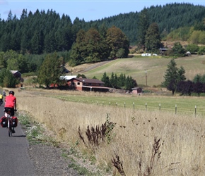 Ian in the Vernonia Cycleway