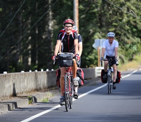 Carel approaches Nehalem River