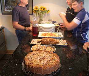 Cake for breakfast at Sports Haus