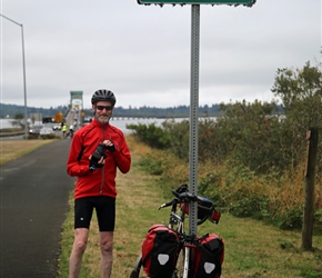 Ian ready to start the Oregon Coast