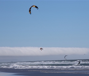 Kite Surfers on Manzanita Beach