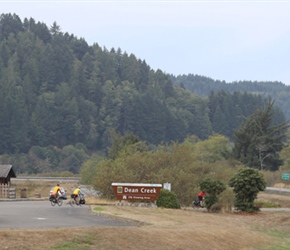 Ian leaving the Elk Viewing area