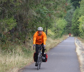 Tny on the Dorena Lake Cyclepath