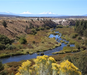 Deschutes River and Sisters Mountain