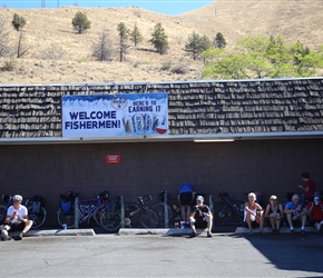 Our morning stop at Rainbow Market, just before entering Warm Springs Reservation