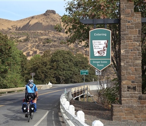 Entering Historic River Columbia