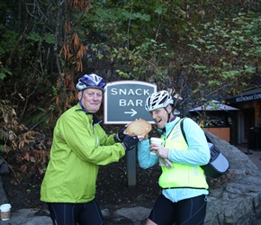 Only in America would you get a cookie like this that pip and peter bought at Multnomah Falls 