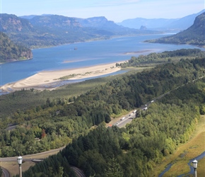 View from Vista House on Crown Point